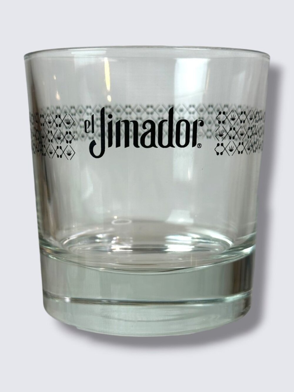 El Jimador Tequila Glass With Etched Pattern 3.5" Tall Durable & Stylish Design